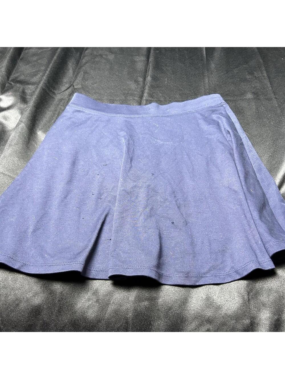 Children’s Place Girls Navy School Skirt Skort Shorts Under Size XL 14 Uniform